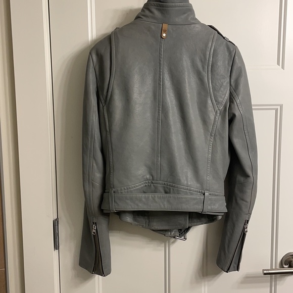 Sage Green Mackage Biker Jacket Size small - Picture 5 of 7